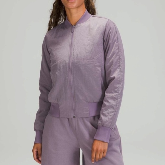 Lululemon Non-Stop Reversible Bomber Jacket Size 4 - Picture 3 of 8